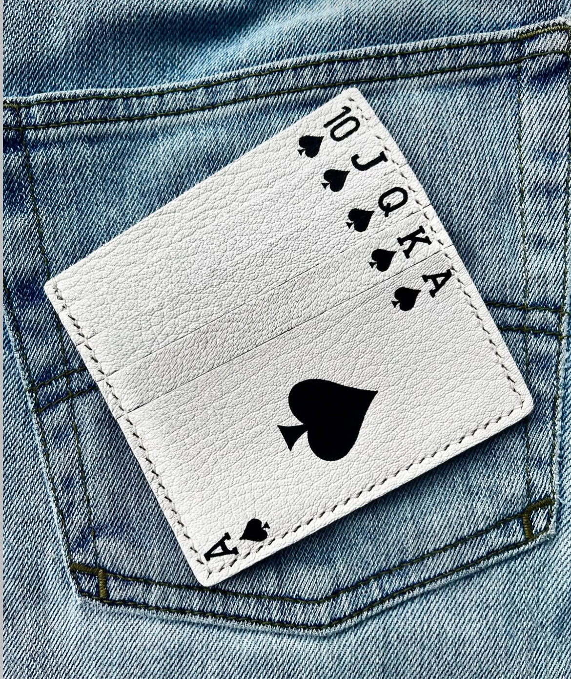Royal Flush Wallet (Spades)
