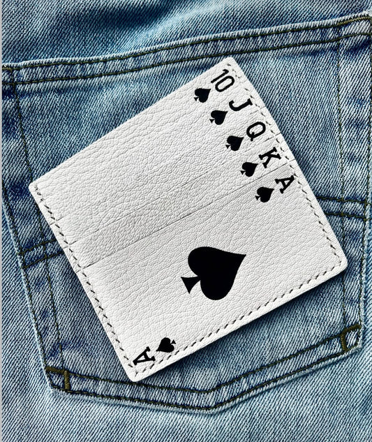 Royal Flush Wallet (Spades)
