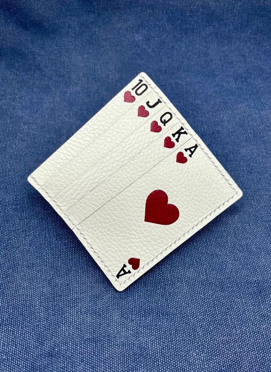 Royal Flush Wallet (Hearts)
