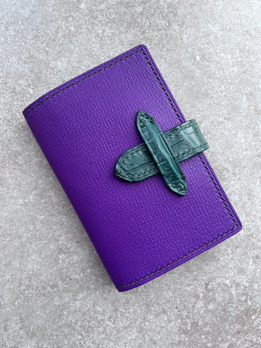 Passport Holder (Purple/Green)