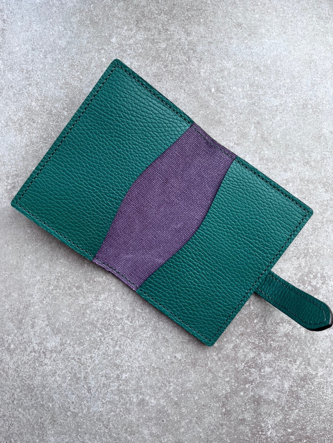 Passport Holder (Purple/Green)