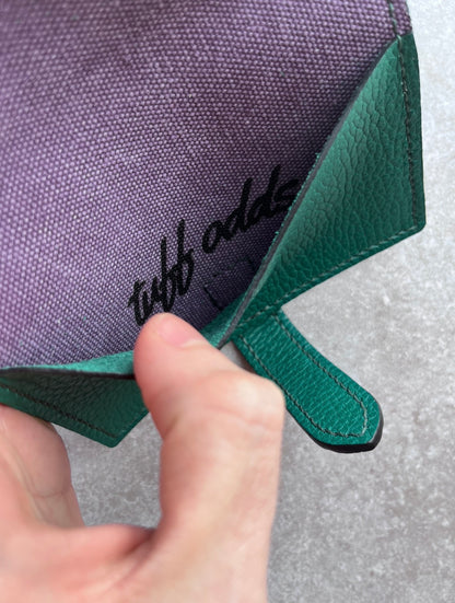 Passport Holder (Purple/Green)